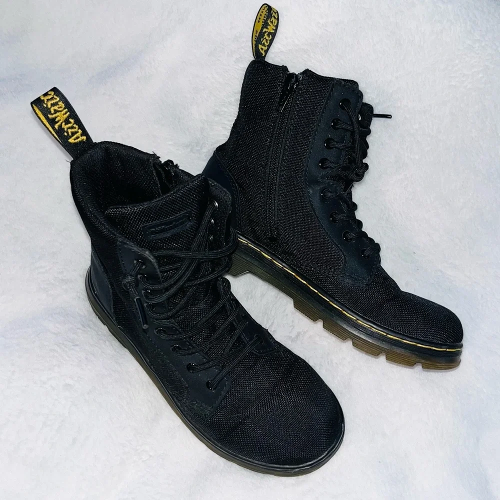 Dr Martens Junior Combs Extra Tough Poly Boots sz 3 - Picture 3 of 9